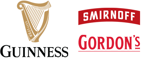 Guinness, Smirnoff & Gordons